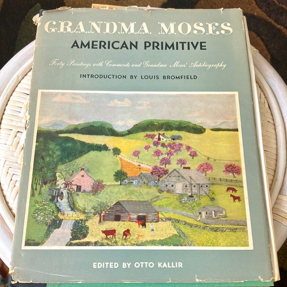 1946 GRANDMA MOSES AMERICAN PRIMITIVE 40 PAINTINGS HER AUTOBIOGRAPHY OTTO KALLIR - Picture 1 of 16